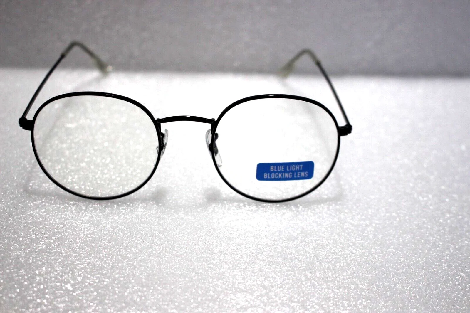 WEARME PRO EYEGLASSES BLUE LIGHT BLOCK BLACK 50-23-148 ROUND