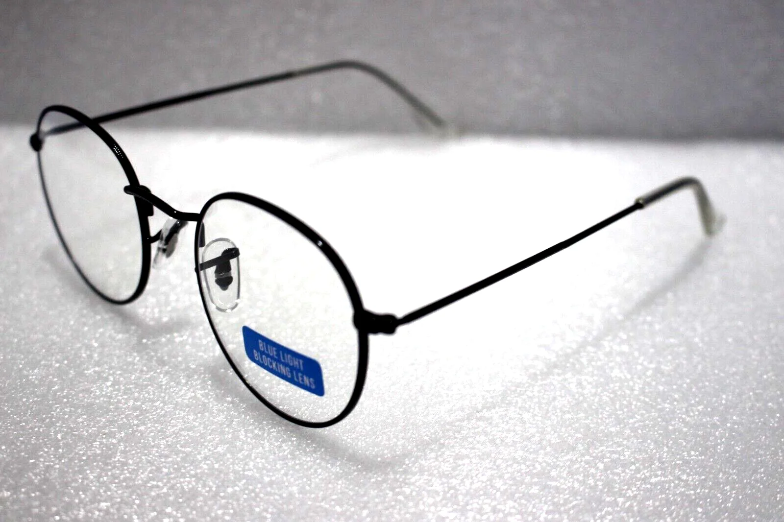 WEARME PRO EYEGLASSES BLUE LIGHT BLOCK BLACK 50-23-148 ROUND 2