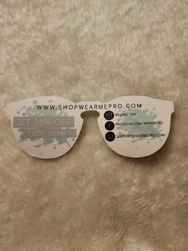 WearMe Pro Nonprescription Eye Glasses New 4