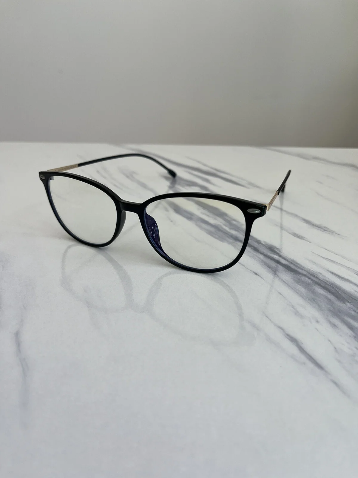 WearMe Pro Premium Elegant Blue Light Glasses Cat Eye Oval Frame